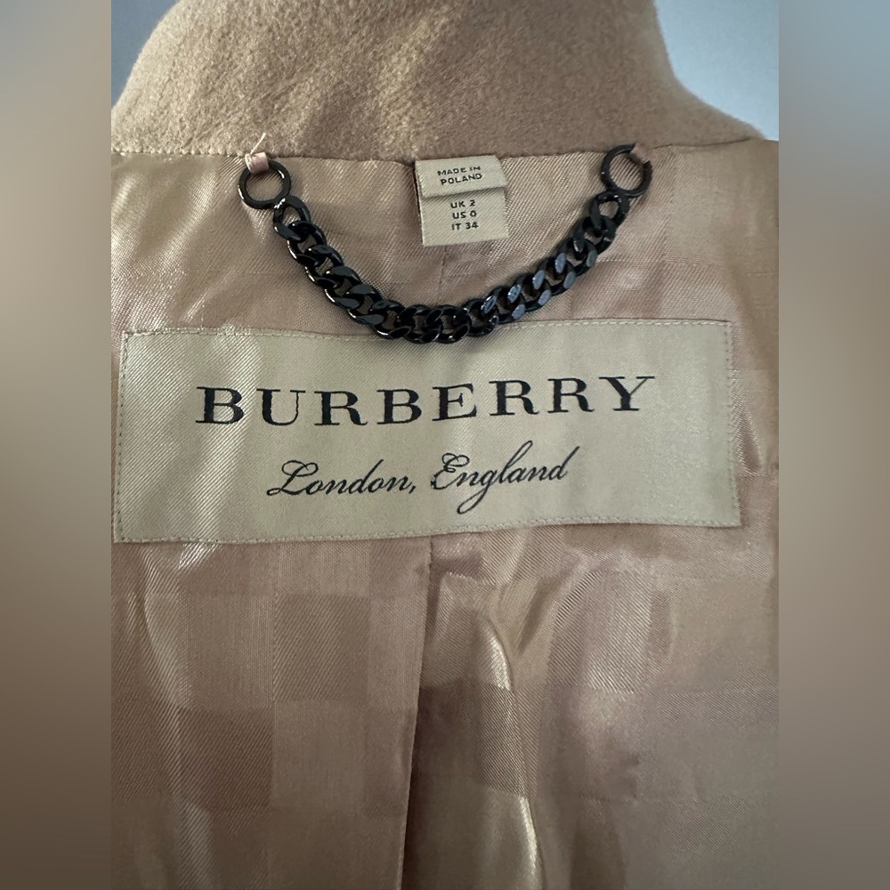 Burberry London England ‎ Cashmere/ Wool coat - Picture 10 of 12